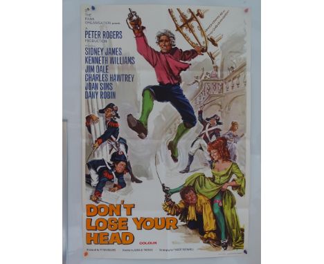 CARRY ON DON'T LOSE YOUR HEAD (1966) - UK / International One Sheet Movie Poster (27" x 41" - 68.5 x 104 cm) - Folded (as iss