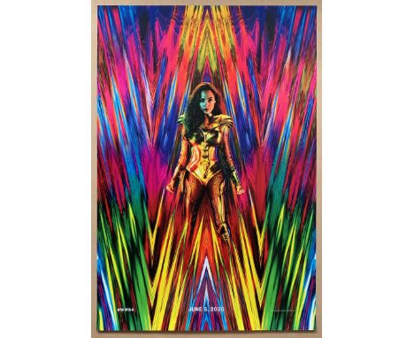 WONDER WOMAN '84 (2020) - US One Sheet movie poster - Advance 'June 5th, 2020' - Designed by creative arts agency WORKS ADV &