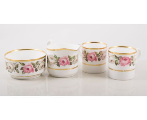 Royal Worcester bone china part coffee set, Royal Garden pattern, six place setting.