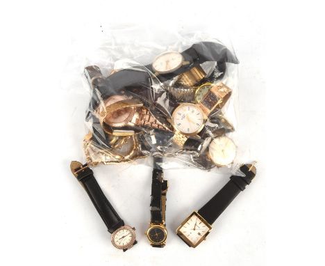 Various watches, including a Accurist dress watch with oval signed dial dot hour markers and and fancy link bracelet, Oris ma
