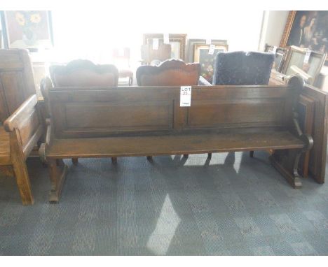WOOD CHURCH BENCH(estimated value: $150-$500)