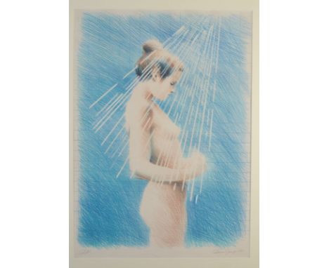 ADRIAN GEORGE 
SHOWER
LITHOGRAPH
Signed
53 x 75cm
FRAMED
The Stoneman Print Collection
Hugh Stoneman (1947-2005) was one of
t