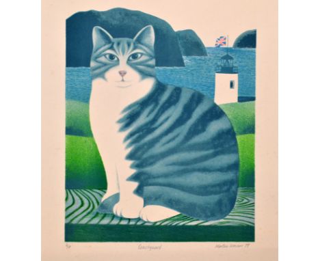 MARTIN LEMAN 
COASTGUARD CAT
LITHOGRAPH
Signed
The Stoneman Print Collection
Hugh Stoneman (1947-2005) was one of
the art wor