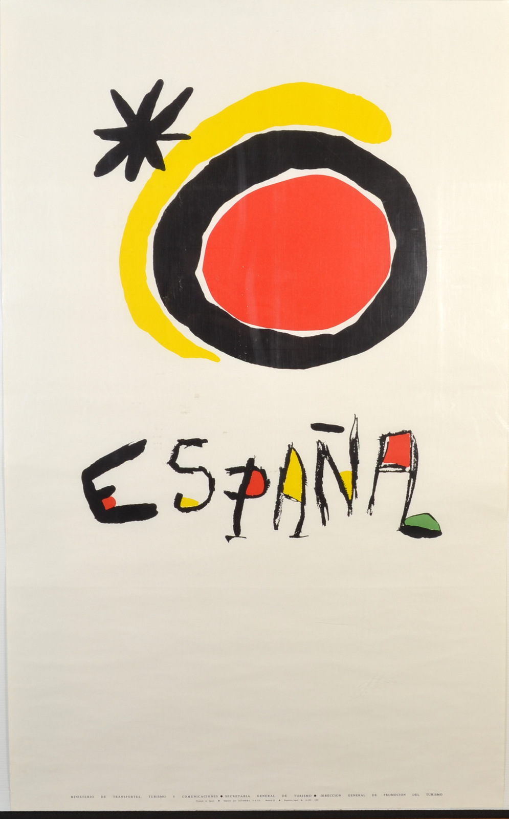 JOAN MIRO Spanish Tourist Board Poster Espana Printed By Altamira   Original 