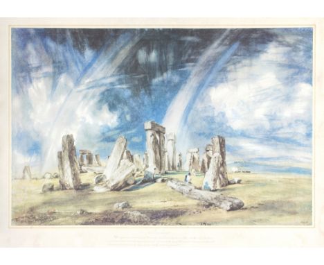 CONSTABLE
STONEHENGE
COLLATYPE
8 PIECES
45 x 45cm
The Stoneman Print Collection
Hugh Stoneman (1947-2005) was one of
the art 