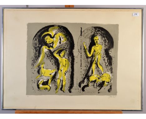 JOHN PIPER
Untitled
Lithograph
Signed and numbered 8 of 90
Paper size 57.5 x 79cm Condition Report: Thin metal frame, glazed.