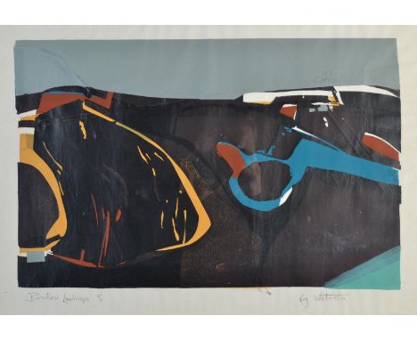 REG WATKISS
Bosullow Landscape
Silkscreen print No. 8/8
Signed and inscribed
32.5 x 50.5cm

