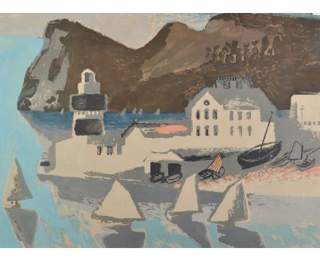 CLIFFORD AND MARY ELLIS
Teignmouth
Lithograph
From the Lyons Lithographs First Series
1947
71 x 96 cm
Framed
changed from ori