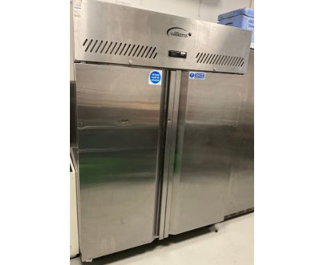 A Williams Professional kitchen grade two-door fridge, model number HJ2SA R1 JADE. 