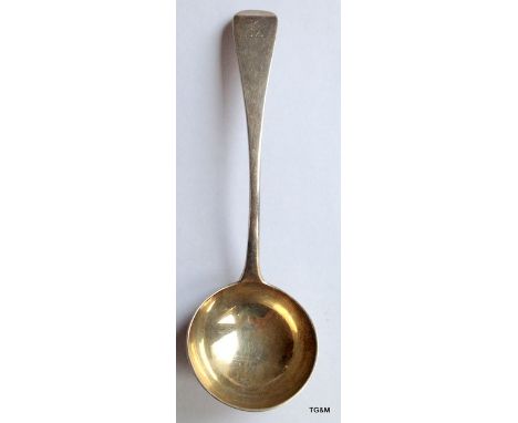 A Victorian soup ladle London 1877