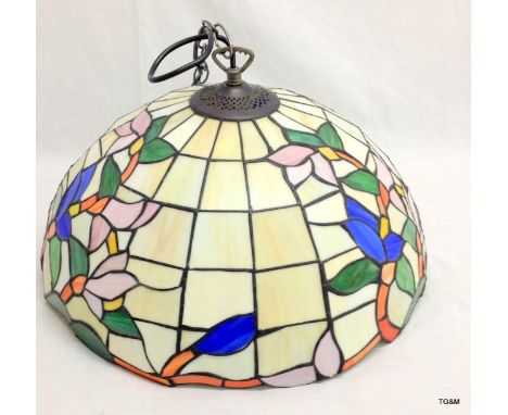 A Tiffany style lamp shade