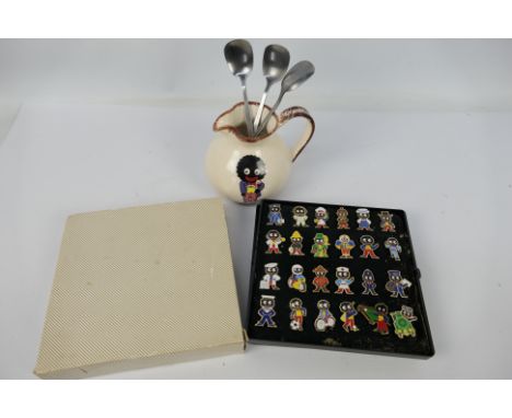 Robertsons - Lot to include advertising / promotional wares to include three preserve spoons, a small jug (11.5 cm height) an