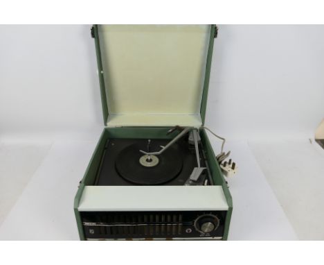 Philips - A vintage Philips Garrard Model 1000 portable record player.