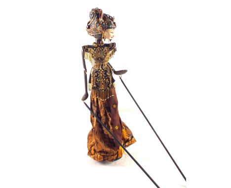 A Javanese stick puppet