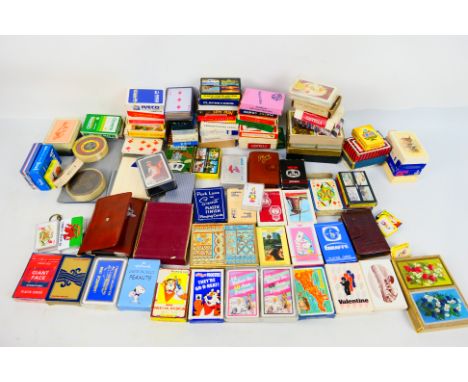 A varied collection of vintage playing cards, approximately 90 packs. [W]
PLEASE NOTE: ALL ITEMS MUST BE PAID FOR  AND COLLEC