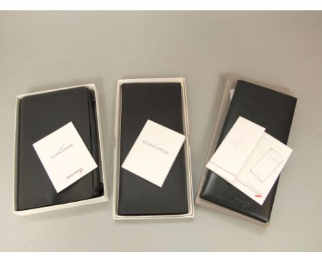 International Pocket food book by Quentin Crewe, 1991 version, leather bound.  Overnight washbag in soft Saville leather by G