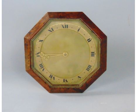 Unusual easel time piece with gilt dial and gilt chapter ring, with Roman numerals inscribed 'Elkington &amp; Co, Glasgow,' w