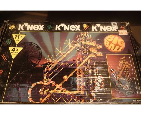 A boxed KNex Roller Coaster build. P&amp;P Group 3 (£25+VAT for the first lot and £5+VAT for subsequent lots) 