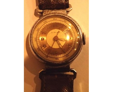 Cimier; gents 1950s wristwatch, not working at lotting. P&amp;P Group 1 (£14+VAT for the first lot and £1+VAT for subsequent 
