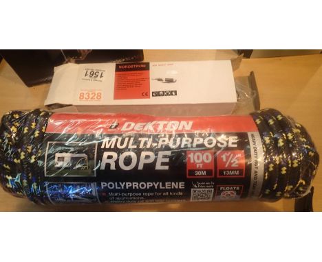 New 100ft 1/2 inch Polypropylene rope. P&amp;P Group 1 (£14+VAT for the first lot and £1+VAT for subsequent lots) 
