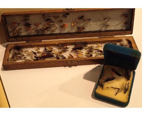 Collection of handmade fly fishing lures. P&amp;P Group 1 (£14+VAT for the first lot and £1+VAT for subsequent lots) 