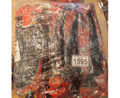 Twelve new pairs of latex coated gloves. P&amp;P Group 1 (£14+VAT for the first lot and £1+VAT for subsequent lots) 