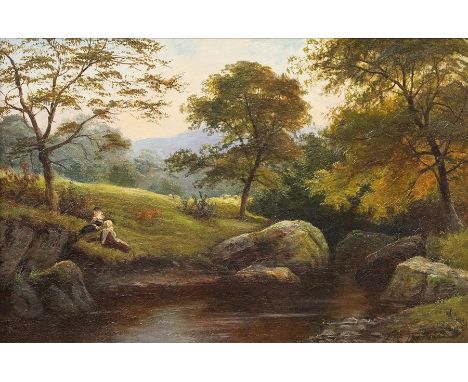 George Turner (British, 1843-1910), A Summers Light, signed l.r., titled verso, oil on canvas, 29 by 43c, gilt frame&nbsp;