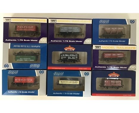 A collection of boxed wagons by DAPO 00 gauge 1:76 scale model