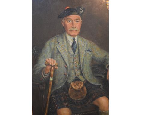 After Sydney Watts White portrait of a Laird oil on canvas