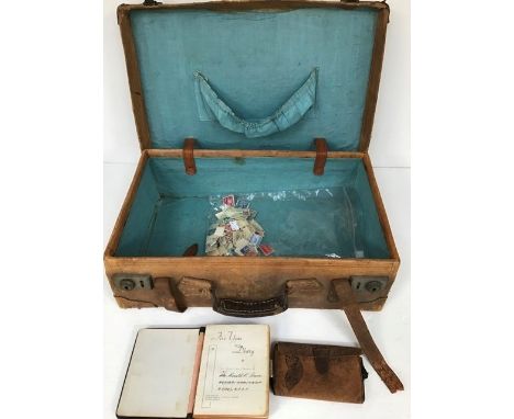 WW2 Canadian Royal Air Force diary belonging to R 97827 LAC Ronald P Dyon. Starts 1st Jan 1941 and runs for the whole year. P