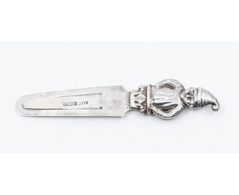 A George V silver page marked cast as an Elf, by&nbsp;Aaron Lufkin Dennison, Birmingham, 1926, 0.07 grams&nbsp;
