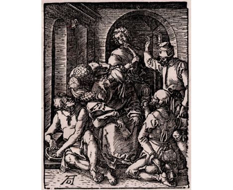 Albrecht Durer - The Mocking of Christ - C.1508-9  /  Description:  Meder 139 (b/c). Woodcut from the Small Passion by Dürer.