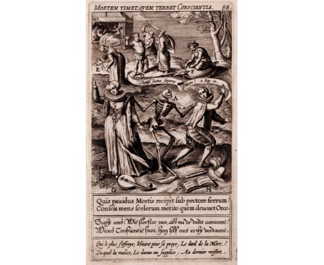 Theodore Galle (1571-1633) - Mortem timet, quem terret conscientia  /  Description:  Fear death, whose conscience terrifies. 