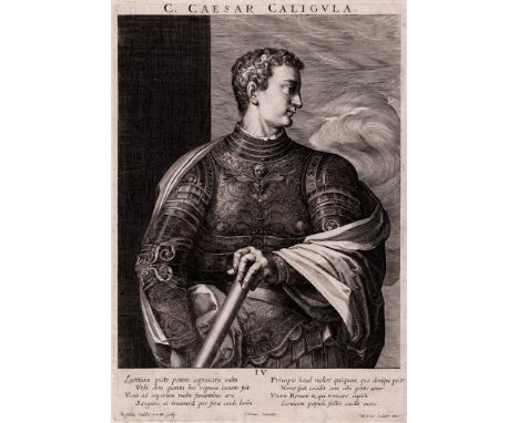 Aegidius Sadeler - Roman Emperor Caligula - Before 1629  /  Description:  Caligula. From set of Roman Emperors and Empresses.