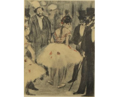 Edgar DEGAS (1834-1917) Etching Balerina, numbered 11/300 and signed Degas. Ets Balerina, genummerd 11/300 en getekend Degas 