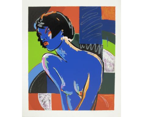 André VAN SCHUYLENBERGH (1952) Lithograph e.a.. No title, signed in pencil. Lithografie e.a. Zonder titel, getekend in potloo