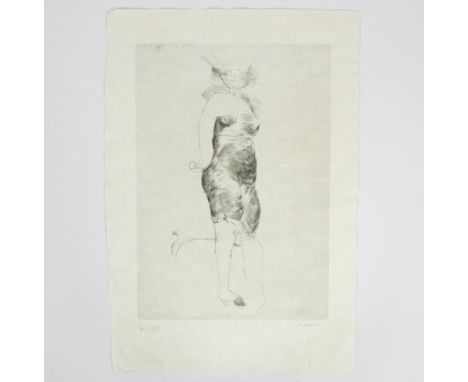 Marino MARINI (1901-1980) Etching on Japanese paper VIII/XV, signed. Ets op Japans papier VIII/XV, getekend. 42 x 30