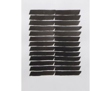 Etienne VAN DOORSLAER (1925-2013) Lithograph No title. Signed and dated 2010. Lithografie Zonder titel. Getekend en gedateerd