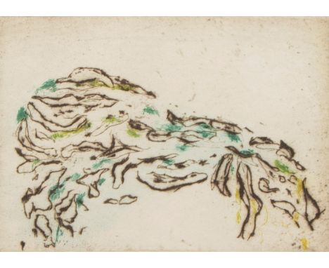 Zoran Antonio MUSIC (1909-2005) Etching No title. Signed, dated '65 and numbered E.A. 9 x 13 cm