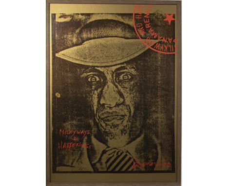 PANAMARENKO (1940-2019) Cover 'Milkyways &amp; happenings', silkscreen with signature in print. Cover 'Milkyways &amp; happen