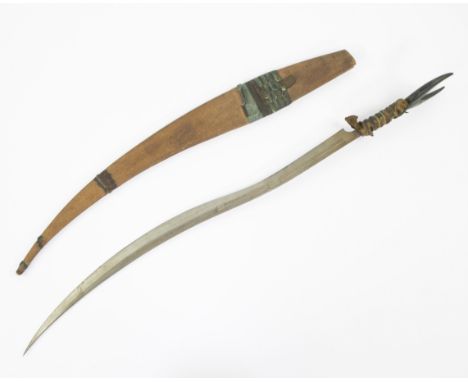 Laz bichak tribe Yataghan sword Caucasus probaly Georgia 19th century Laz bichak stam Yataghan zwaard Kaukasus waarschijnlijk