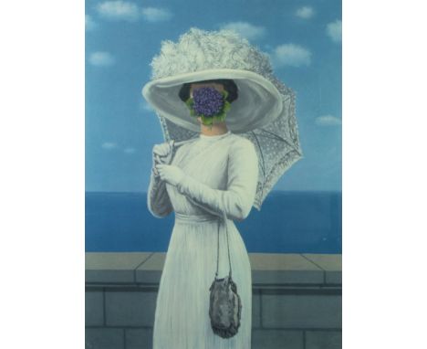 René Magritte (1898-1967) Lithograph La grande guerre. Signed and numbered 179/275. with dry stamp ADAGP and Succession Magri