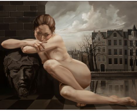 Christian SILVAIN (1950) Oil on panel No title, signed. Olie op paneel Zonder titel, gesigneerd. 80 x 100 cm