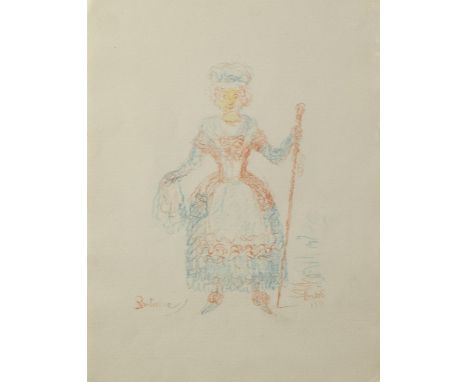 James ENSOR (1860-1949) Lithograph in colors 'LA GAMME D'AMOUR',, Brutonne, signed and dated. Kleurenlithografie 'LA GAMME D'