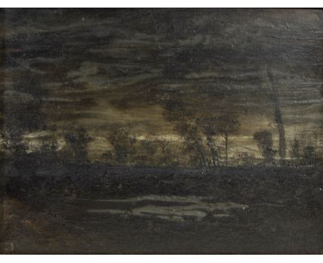 Frédéric Jean-Louis VAN DE KERKHOVE (act.c.1862-1873) Oil on panel Landscape, monogram. With wax stamp. Olie op paneel Landsc