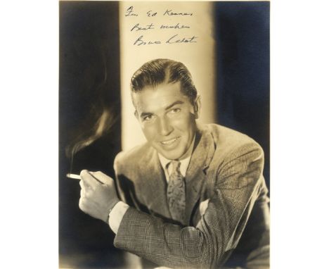 CABOT BRUCE: (1904-1972) American Actor, remembered for his role as Jack Driscoll in King Kong (1933). Vintage signed and ins