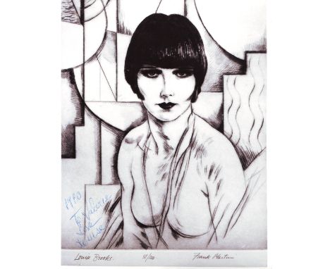 BROOKS LOUISE: (1906-1985) American Actress. An extremely rare signed and inscribed 8 x 10 photograph, being a reproduction o