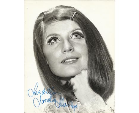 SHAW SANDIE: (1947-     ) English Singer, the first Briton to win the Eurovision Song Contest (1967). Signed and inscribed 8 