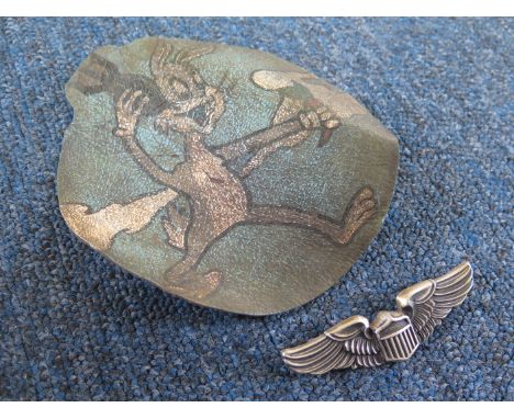 American Squadron patch for 486th Squadron based sometime at Great Waldingfield, Sudbury March 44 to July 46, they flew 191 m