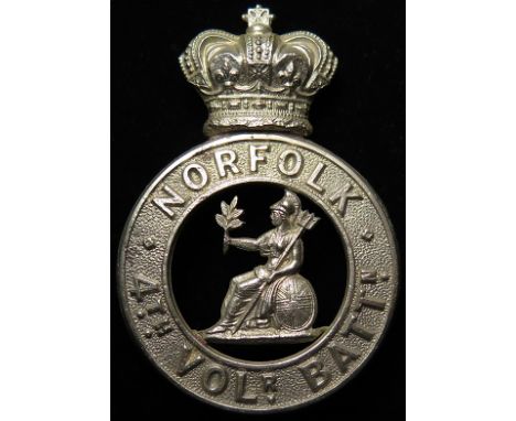 Badge - 4th Volunteer Battalion Norfolk Regt o/r badge